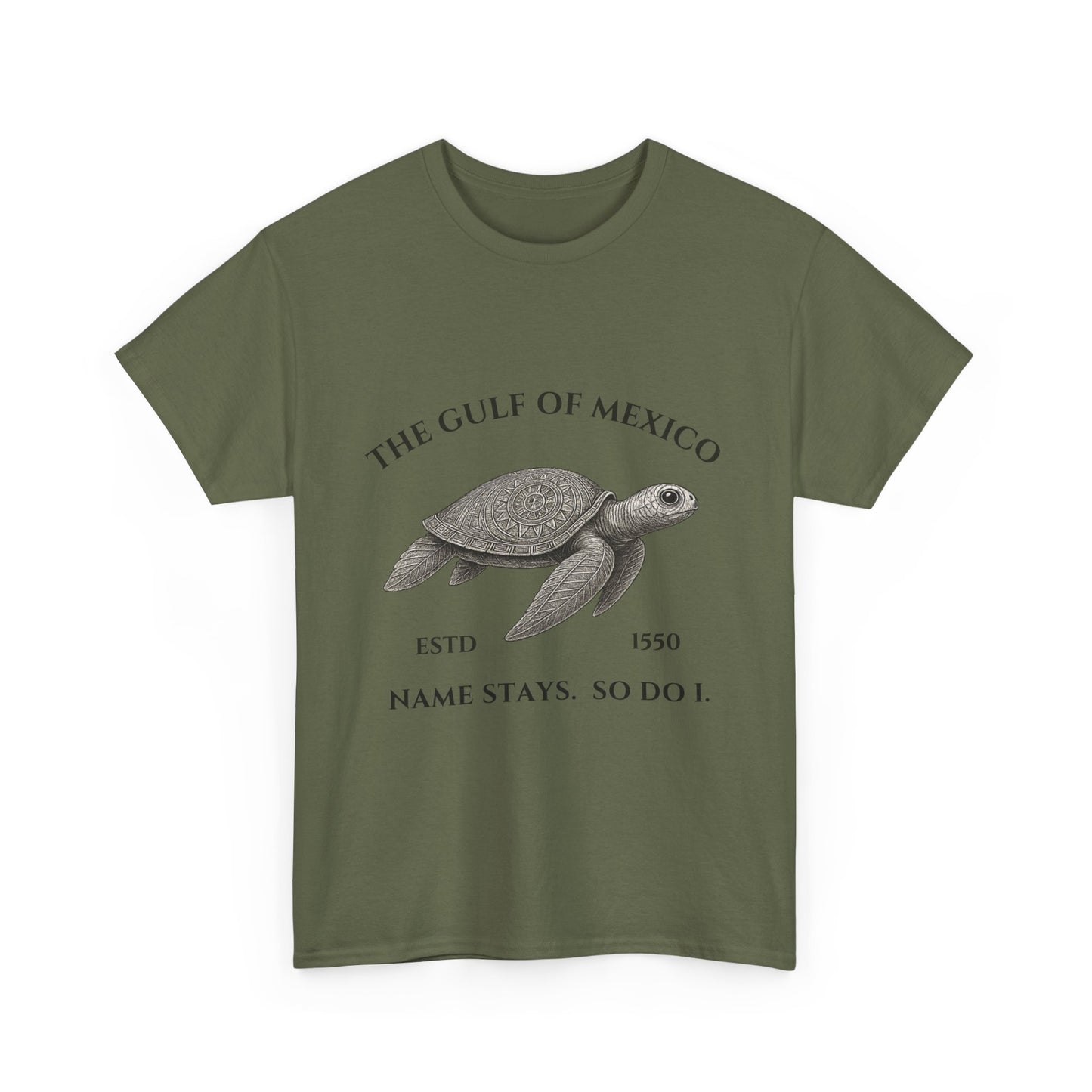 Gulf‑of‑Mexico Turtle Unisex Cotton T-Shirt | | Beach Lover | History Buff | Unique Summer Wear