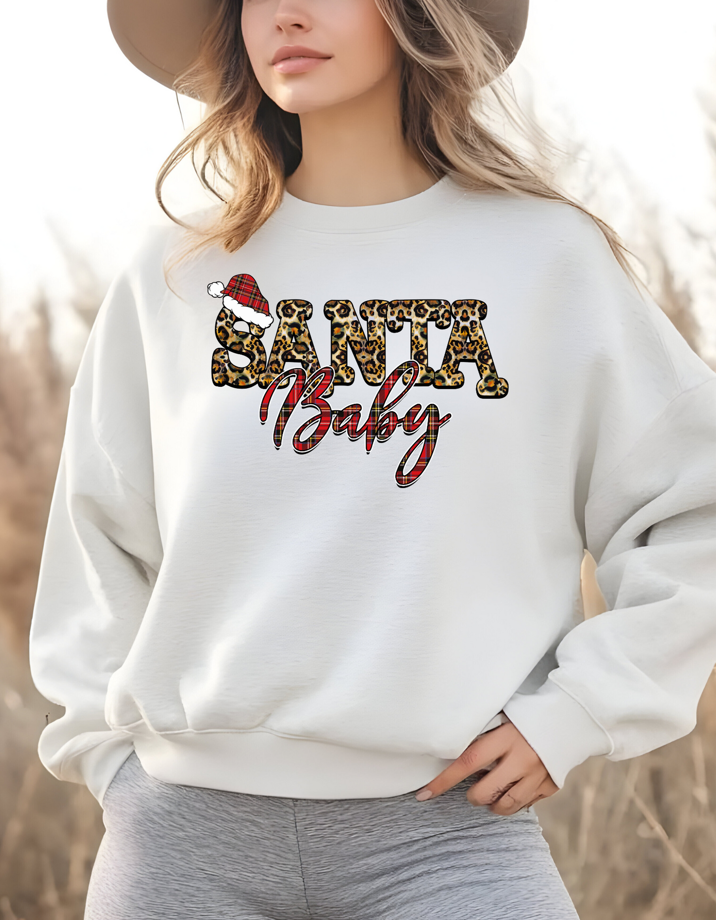 Sexy Santa Baby Pullover Sweatshirt | Christmas Holiday Shirt