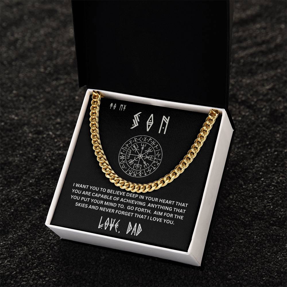 To My Son - I Want You To Believe - Cuban Chain Link