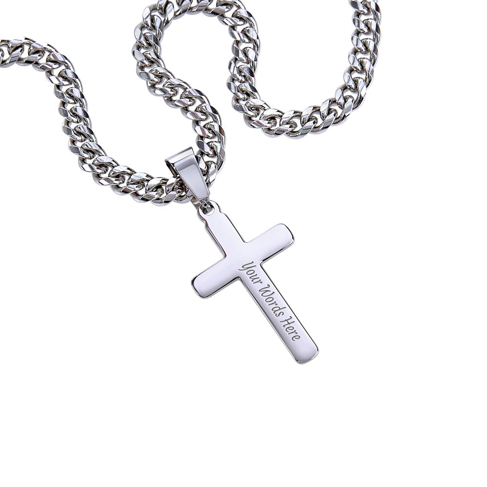 To My Son - A Prayer for My Son - Cuban Link Chain