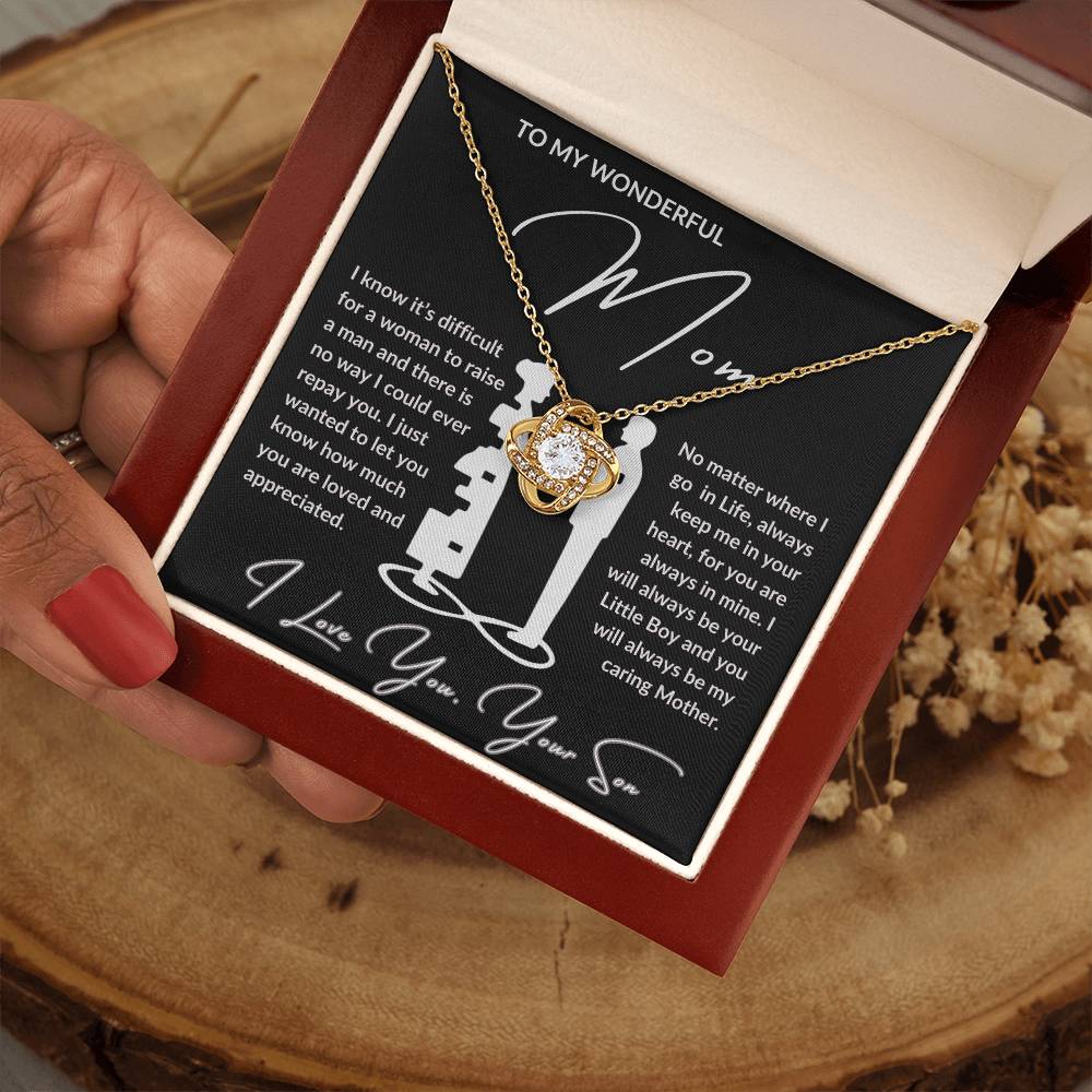 To My Mom | A Son’s Love & Gratitude | Love Knot Necklace Gift