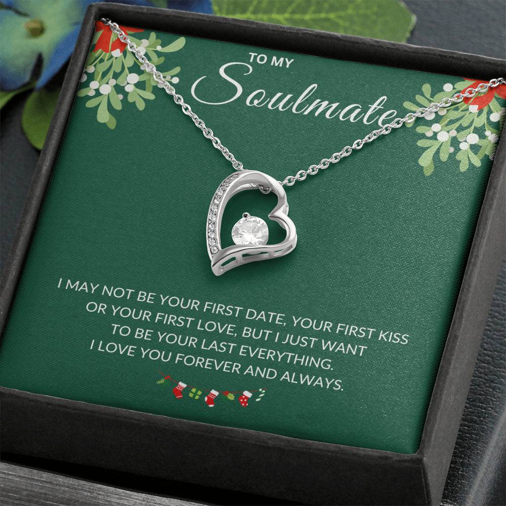 To My Soulmate Forever Love Necklace | Romantic Christmas Gift for Her