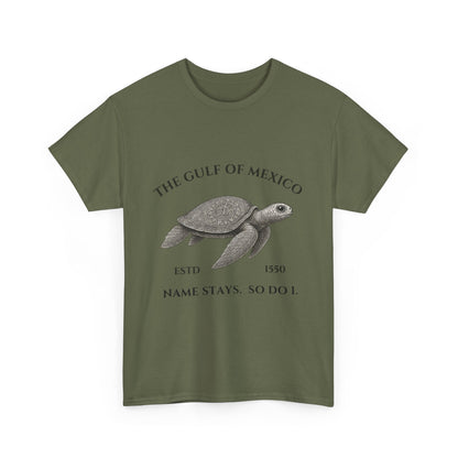 Gulf‑of‑Mexico Turtle Unisex Cotton T-Shirt | | Beach Lover | History Buff | Unique Summer Wear