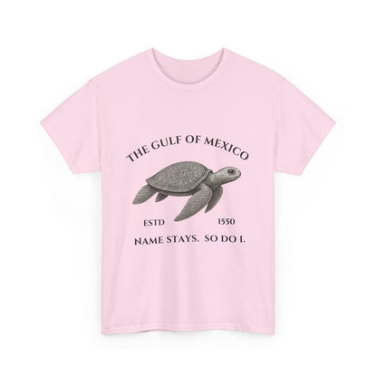 Gulf‑of‑Mexico Turtle Unisex Cotton T-Shirt | | Beach Lover | History Buff | Unique Summer Wear