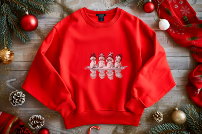 TO DELETE Cute Snowmen Christmas T-shirt| Sweat