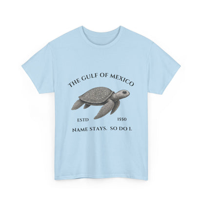 Gulf‑of‑Mexico Turtle Unisex Cotton T-Shirt | | Beach Lover | History Buff | Unique Summer Wear