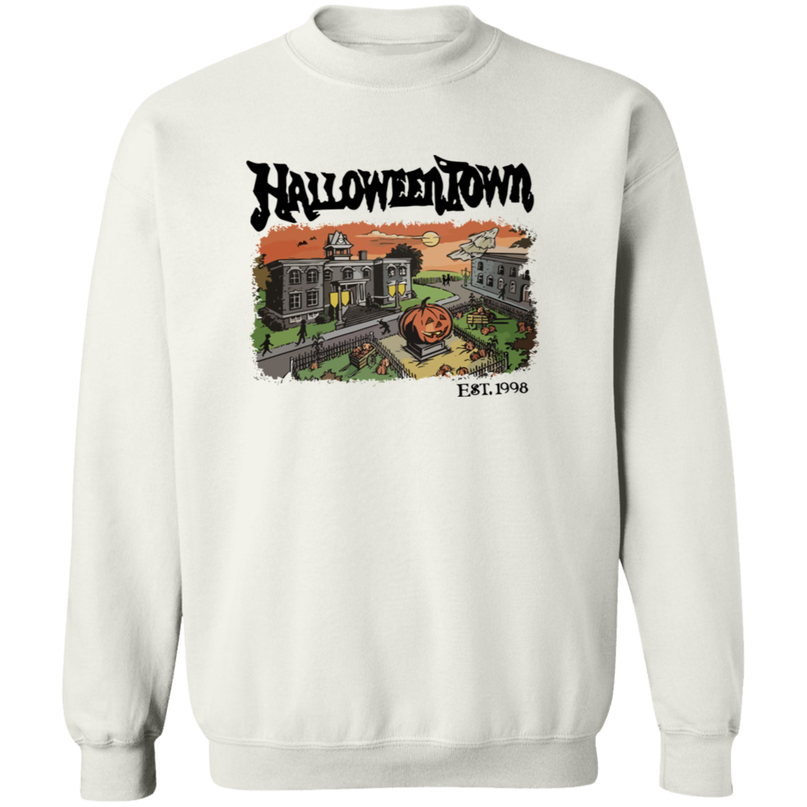 Halloweentown Trio – Cozy Fall Tee, Sweatshirt & Hoodie for Pumpkin-Spice Lovers