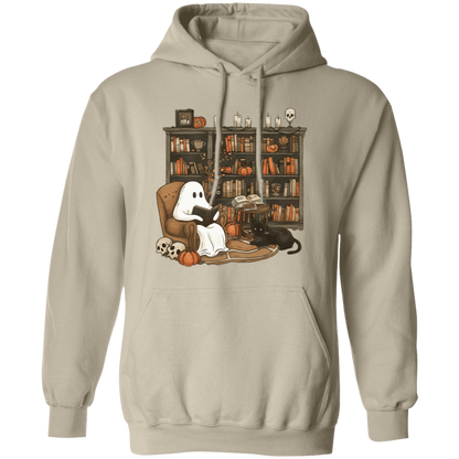 Cute Ghost Reading T-Shirt | Halloween Librarian Teacher Gift | Book Lover Apparel