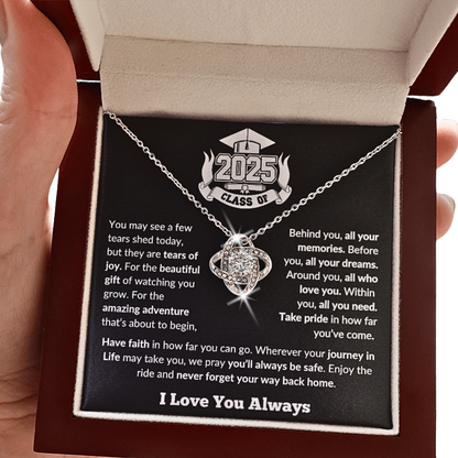 Class of 2025  – Amazing Adventure Love-Knot Necklace