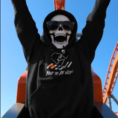 Bone to Be Wild | Skeleton Sweatshirt & Hoodie | Halloween & Skate Vibes