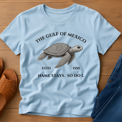 Gulf‑of‑Mexico Turtle Unisex Cotton T-Shirt | | Beach Lover | History Buff | Unique Summer Wear