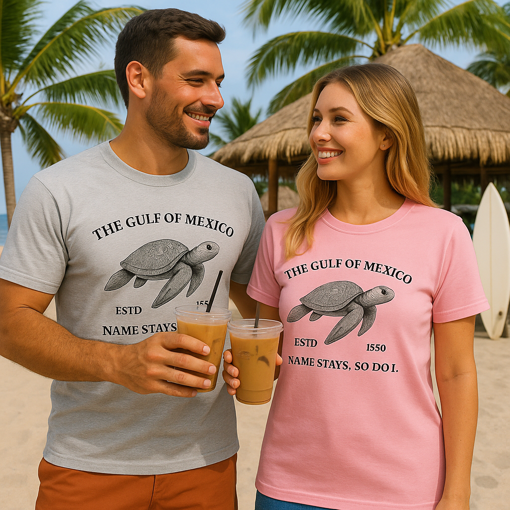 Gulf‑of‑Mexico Turtle Unisex Cotton T-Shirt | | Beach Lover | History Buff | Unique Summer Wear