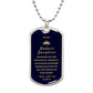 Badass Daughter Luxury Dog Tag - Sentimental Gift from Parent