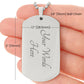 Badass Daughter Luxury Dog Tag - Sentimental Gift from Parent