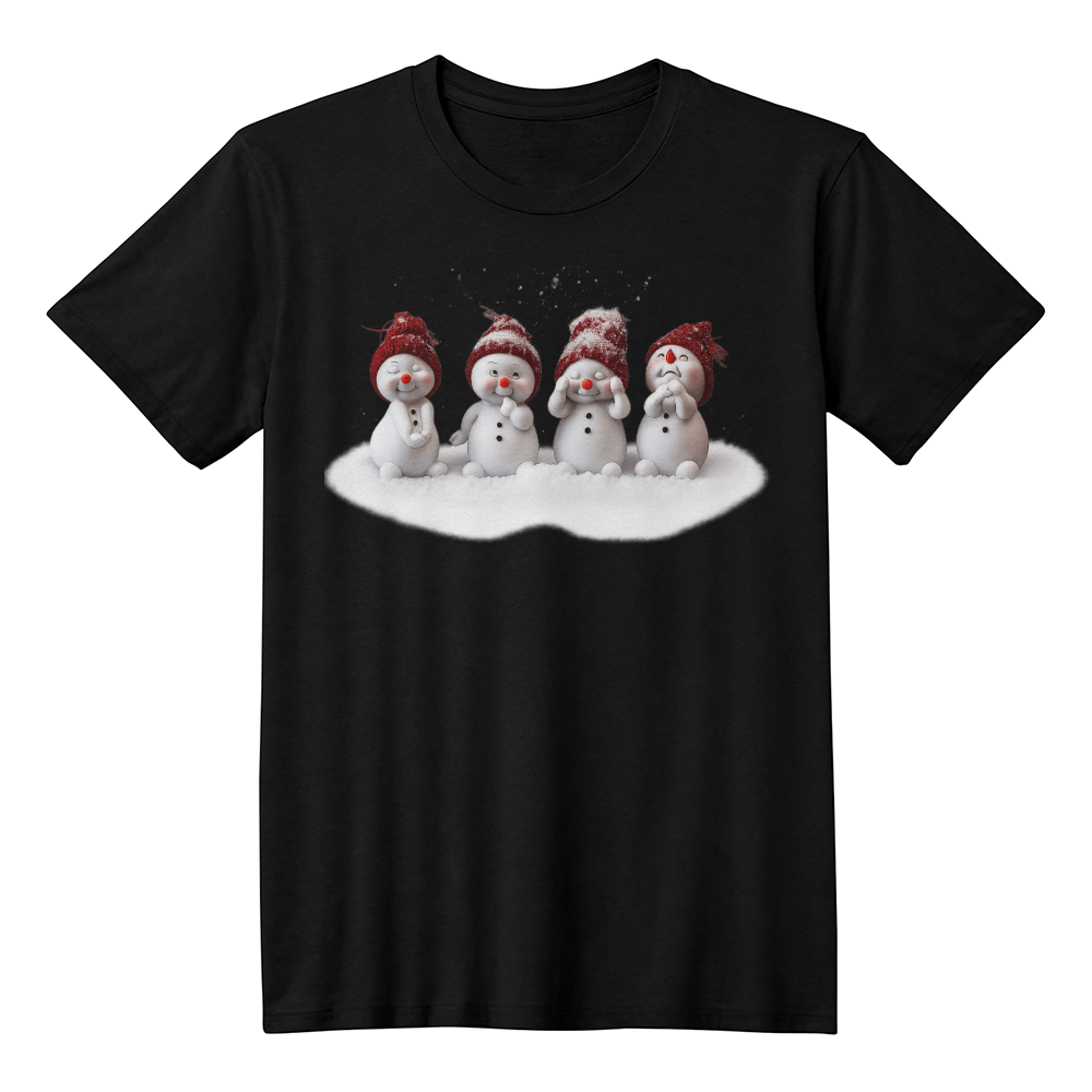 CUTE SNOWMEN CHRISTMAS TSHIRT