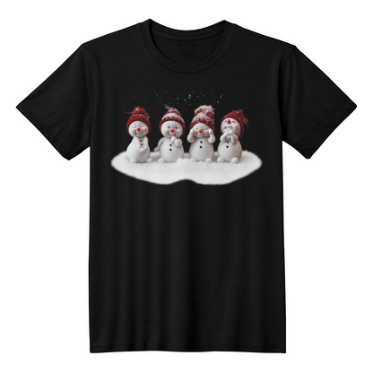 CUTE SNOWMEN CHRISTMAS TSHIRT
